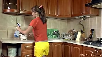 Erotic Sex with StepSister in Kitchen. 