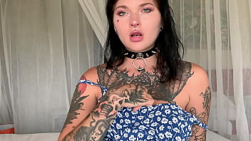 Goth teen gets it hard in her ass